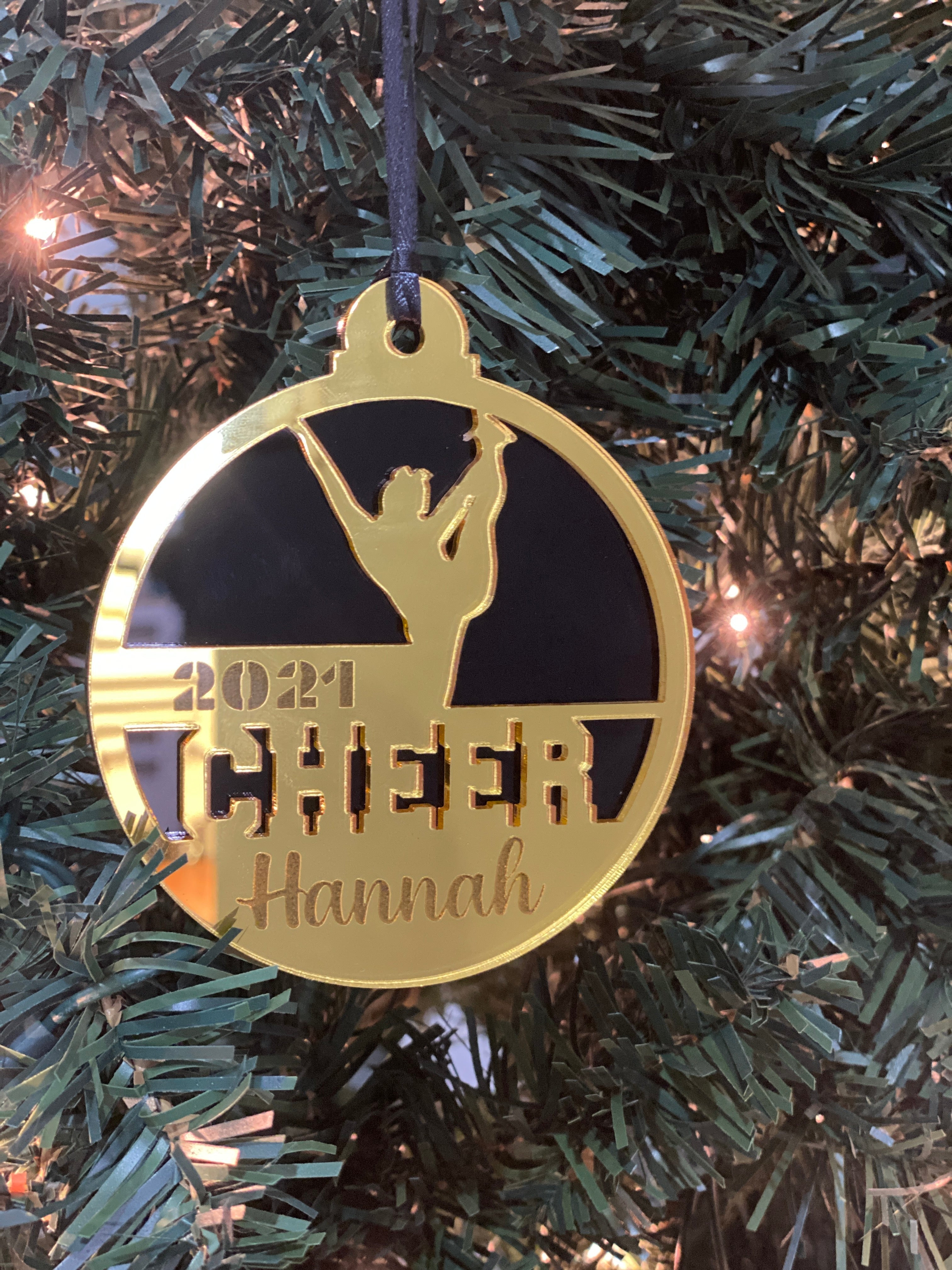 2021 Cheer Ornament - SVG Files ONLY