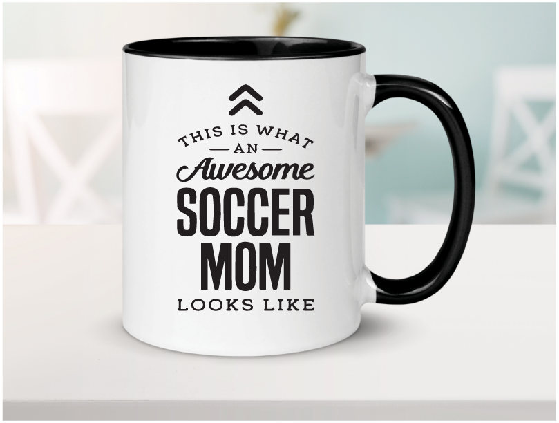 Soccer Mom Personalized Ceramic Coffee Mug 15oz