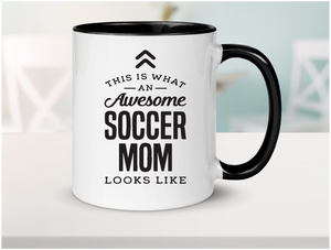 Soccer Mom Personalized Ceramic Coffee Mug 15oz