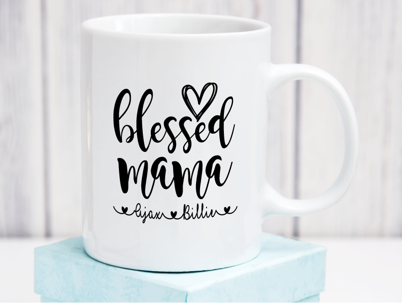 Blessed Mama Ceramic Coffee Mug 11oz