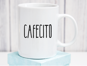 Cafecito Ceramic Coffee Mug 11oz