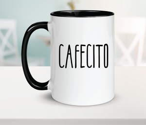 Cafecito Ceramic Coffee Mug 15oz