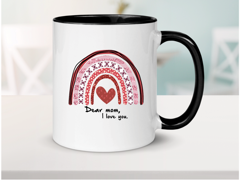 Dear Mom Ceramic Coffee Mug 15oz