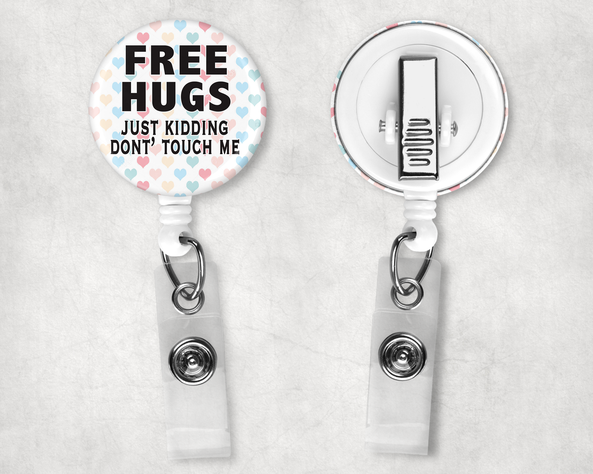 Free Hugs Badge Reel