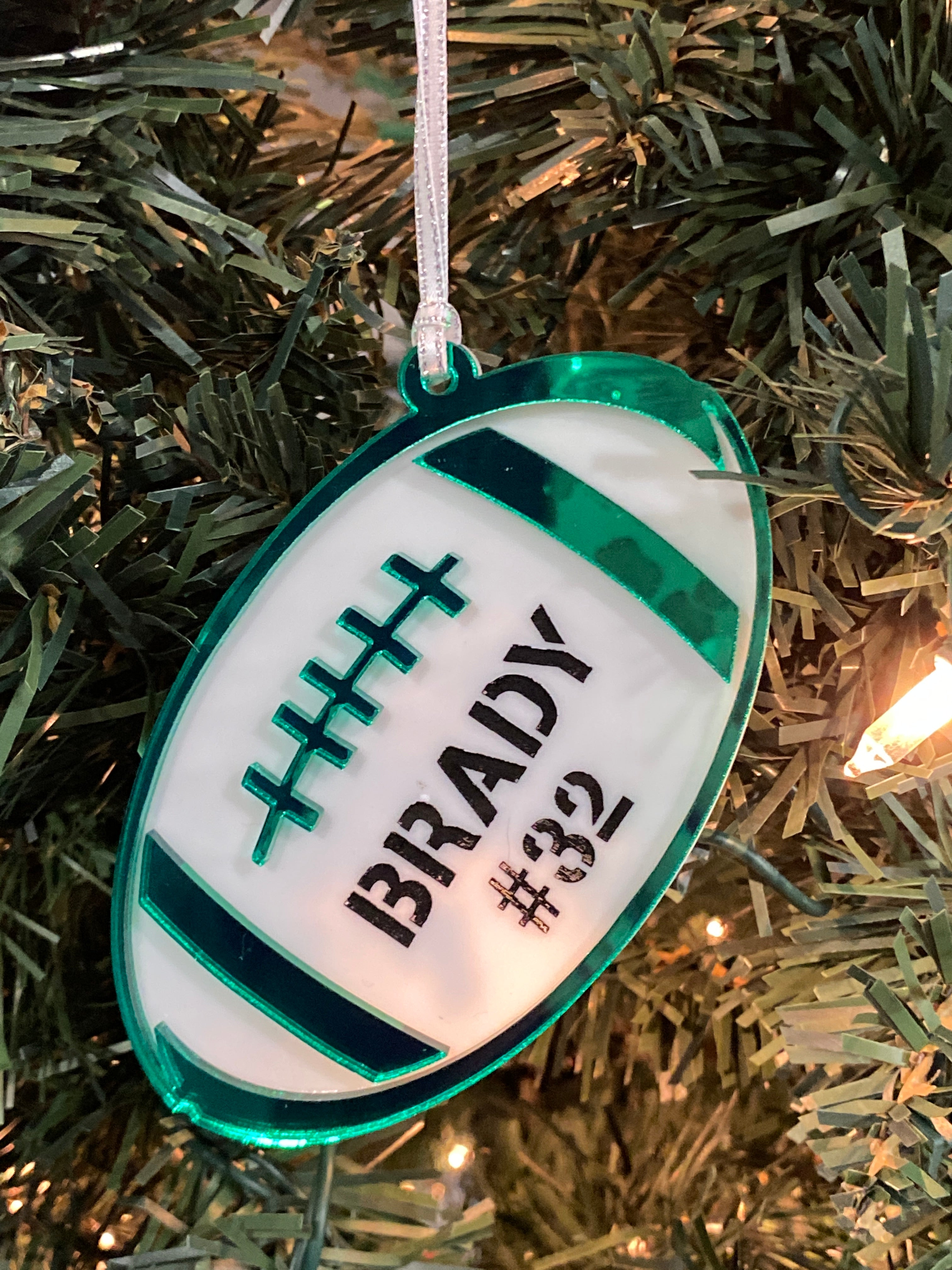 Football Personalized Ornament