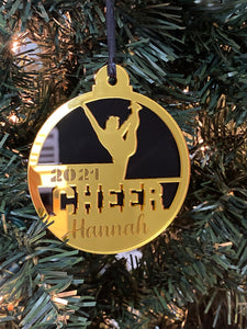 Cheerleader/Cheer Personalized Ornament