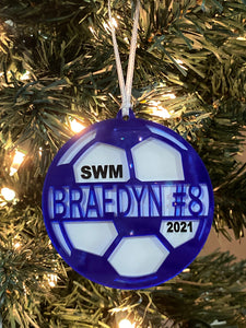 Soccer Personalized Ornament