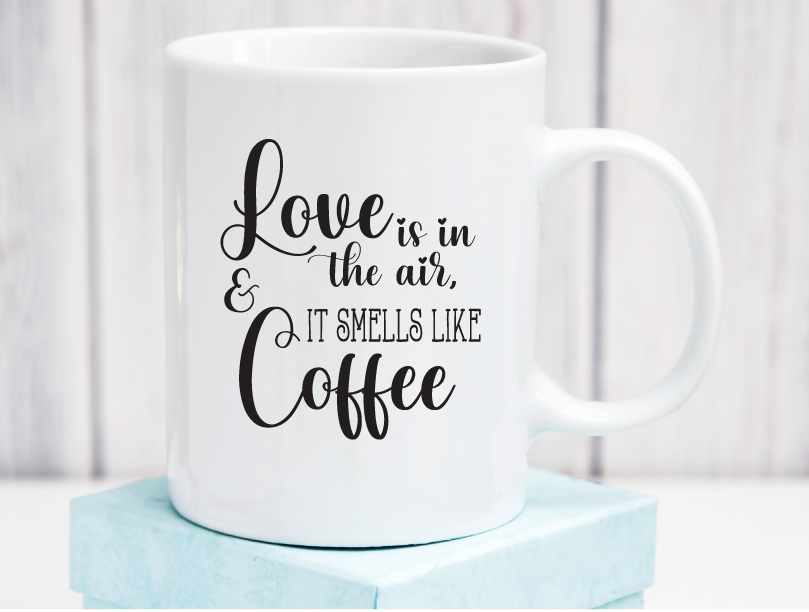 Love is in the Air Ceramic Coffee Mug 11oz