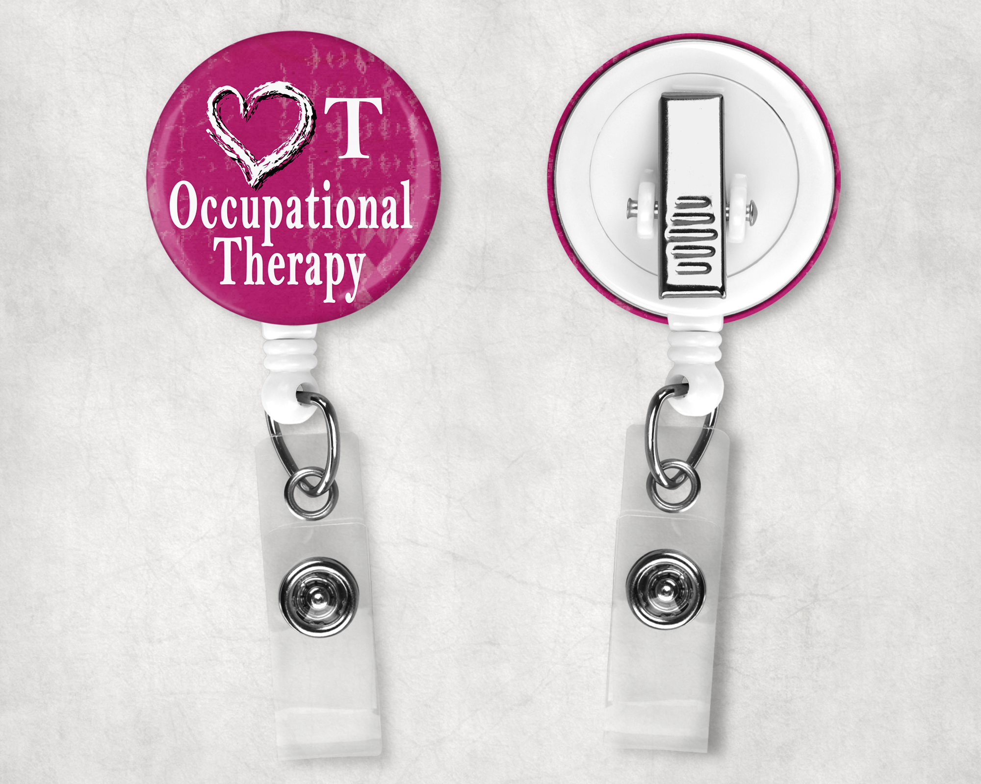 Occupational Therapy Badge Reel