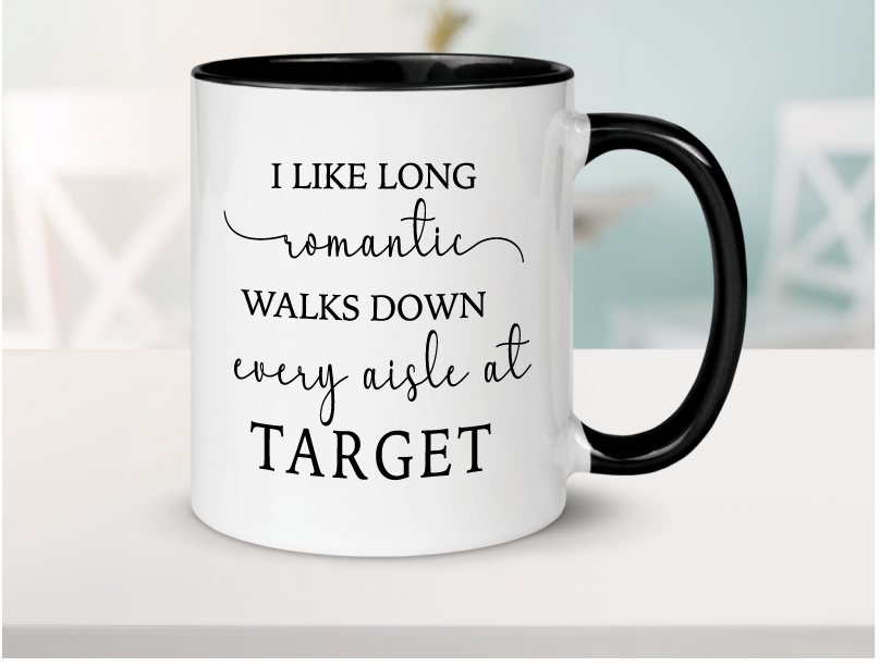 Long Romantic Walks Ceramic Coffee Mug 15oz