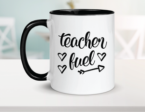 Teacher Fuel Ceramic Coffee Mug 15oz