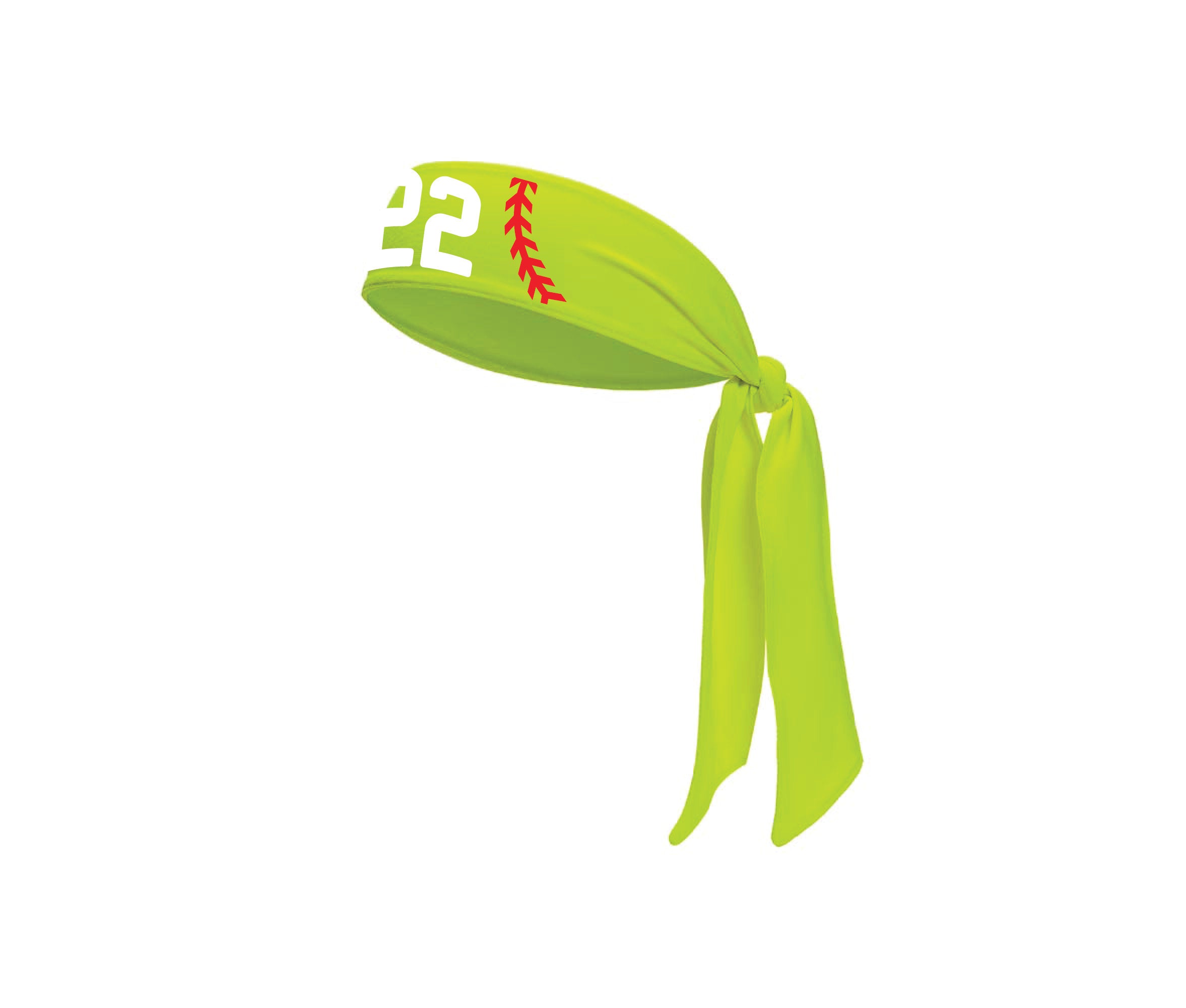Personalized Softball Headband Head Tie