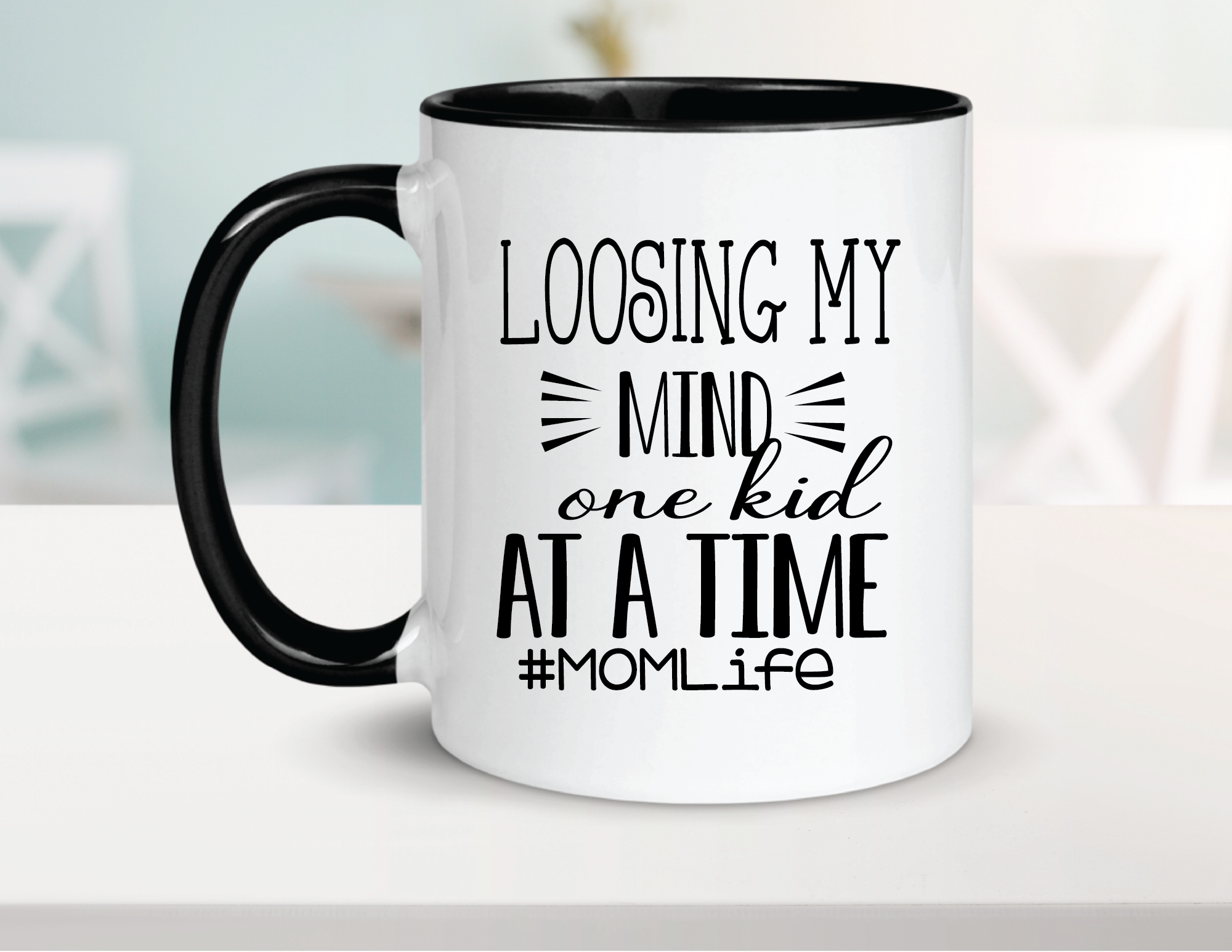 Loosing My Mind - Mom Life Ceramic Coffee Mug 15oz